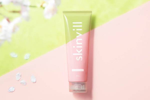 スキンビル“桜＆宇治茶”イメージの温感クレンジング、洗顔やパックなど1本8役