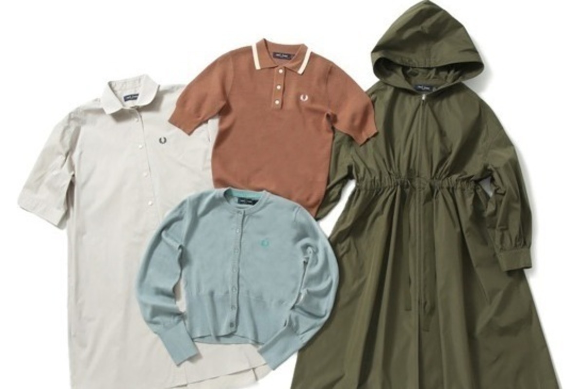 レイ ビームスのフレッドペリー別注ウェア アーカイブ由来のシャツワンピやモッズパーカ 年1月13日 ウーマンエキサイト 1 2