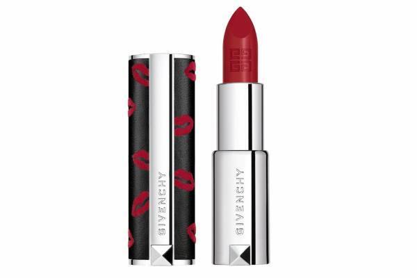 ジバンシイ、バレンタイン限定“キスマーク柄”ルージュ - ダーク・レッドの定番色で