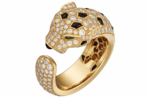 「パンテール ドゥ カルティエ」"豹"の新作ジュエリー、ダイヤ施したホワイトゴールドモデルなど