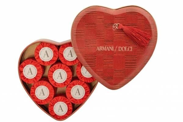 アルマーニ / ドルチのバレンタイン、“ハート型ボックス”入りピスタチオチョコレートなど