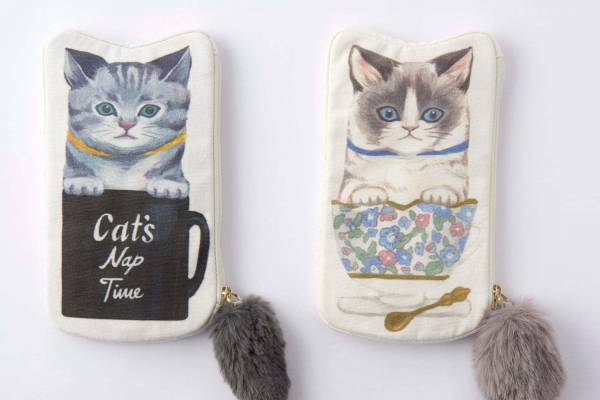 アフタヌーンティー・リビングから“猫づくし”アイテム、ネコの顔型マグ&尻尾付きポーチなど