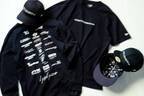ヨウジヤマモト×ニューエラ、ヨウジヤマモト社ブランド・ラインのロゴを並べたキャップやTシャツ