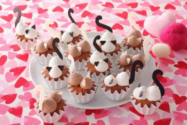 “猫スイーツ”食べ放題の「スイーツパラにゃんス！」全国スイパラで、肉球柄ケーキ&しっぽ付きゼリー