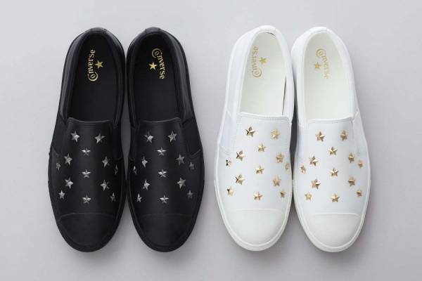 コンバースのスニーカー「オールスター クップ」新作、“星型スタッズ”を散りばめたスリップオンモデル