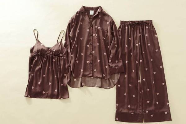 ジェラート ピケのバレンタイン限定“ビターチョコ＆ラズベリーチョコ”色ルームウェア