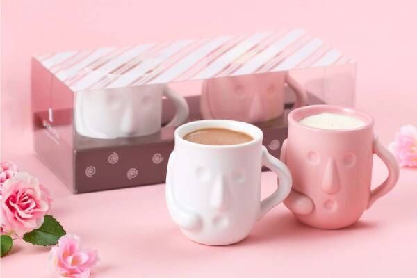 「はにわぷりん」バレンタイン限定の濃厚チョコ味、ピンク&amp;白の限定“はにわ”で大阪発売