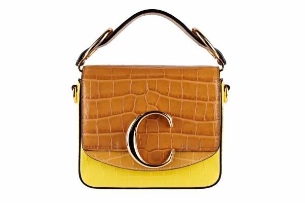 クロエ「クロエ C」ベージュ×イエローの鮮やかな新色バッグ、渋谷パルコの期間限定ストアで発売