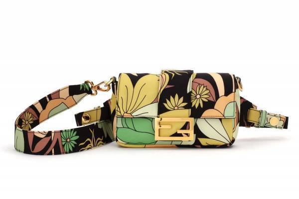 フェンディのアイコンバッグ「バゲット」新作、カラフルな花柄プリントや結び網バッグなど