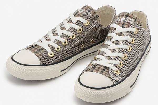 コンバースの新作スニーカー、“マルチチェック柄”のオールスター