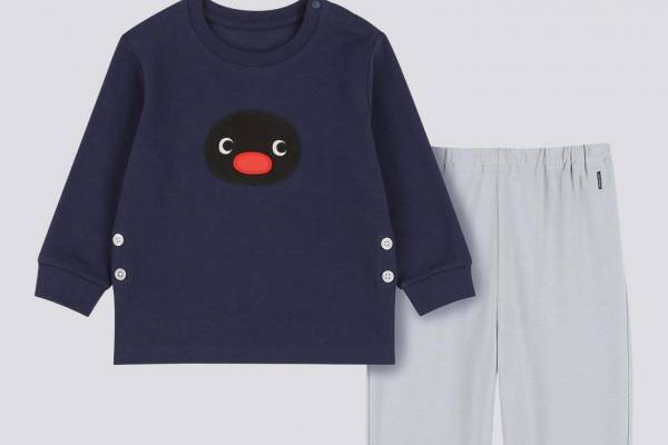ユニクロUT「ピングー」のベビーパジャマ＆レギンス、ドット柄やボーダー柄