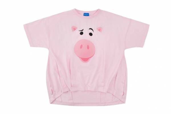 東京ディズニーリゾート20年春の「ピンク」グッズ - ブタの貯金箱“ハム”主役のTシャツなど