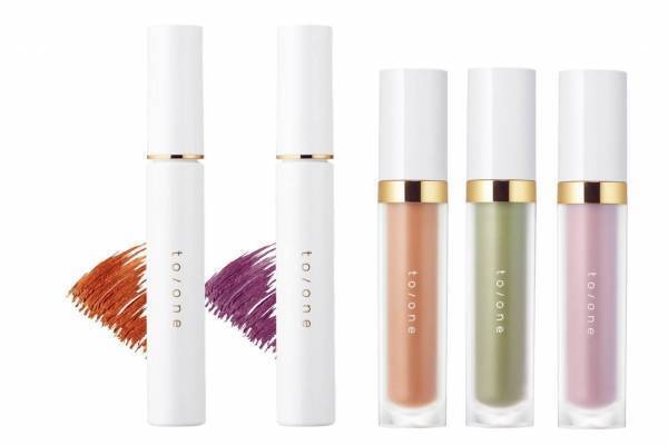 トーン20年春コスメ、メタリックカラーマスカラ＆春色リキッドアイシャドウ