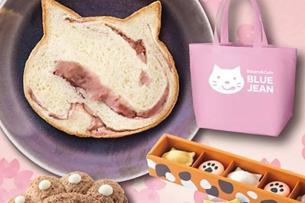 桜あんの“ネコ型食パン”や焼き菓子をセットにした「春のいろねこセット<和>」大阪新阪急ホテルから発売