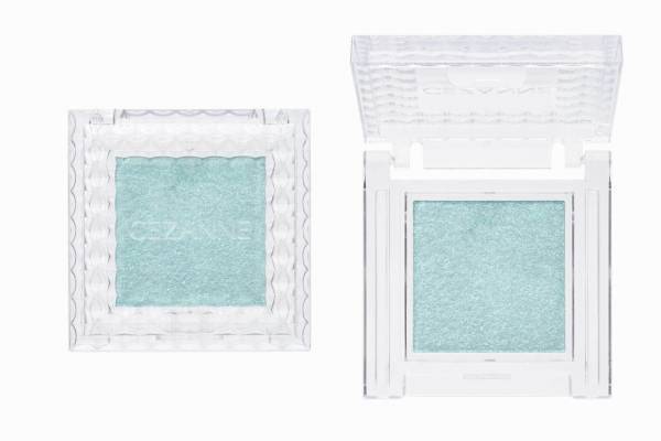 セザンヌ「シングルカラーアイシャドウ」に新色、透け感ラメが輝くアイスブルーやゴールドピンク