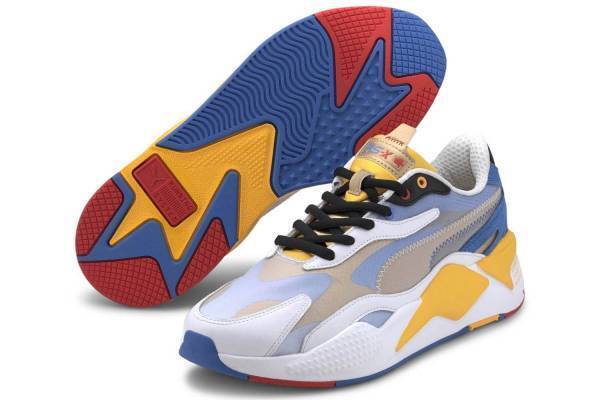 プーマ×ソニックのスニーカー「RS-X3」映画やゲームのグラフィックに着想を得た配色
