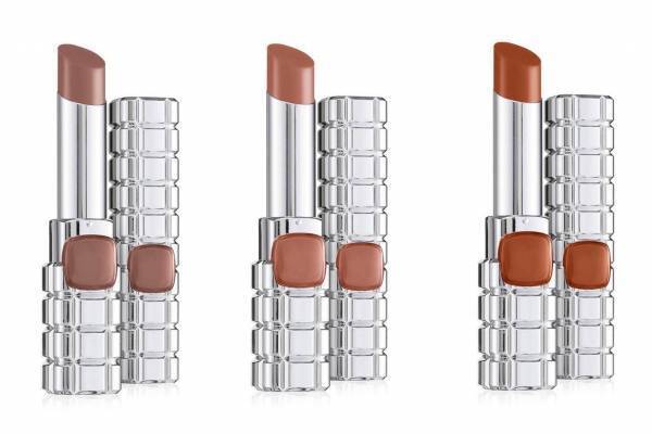 ロレアル パリ「シャインオン」新色“ミルクティー＆ピーチティー”ブラウンのうるツヤリップ