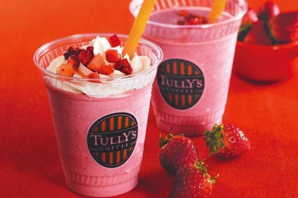 タリーズコーヒー「ストロベリールビーチョコレートスムージー」ルミネエスト新宿店限定で発売