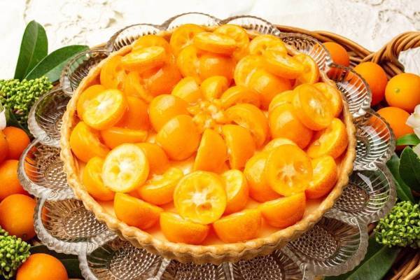 キル フェ ボン宮崎県産完熟金柑のタルト、2色の苺を使ったホワイトデー向けタルトも限定発売