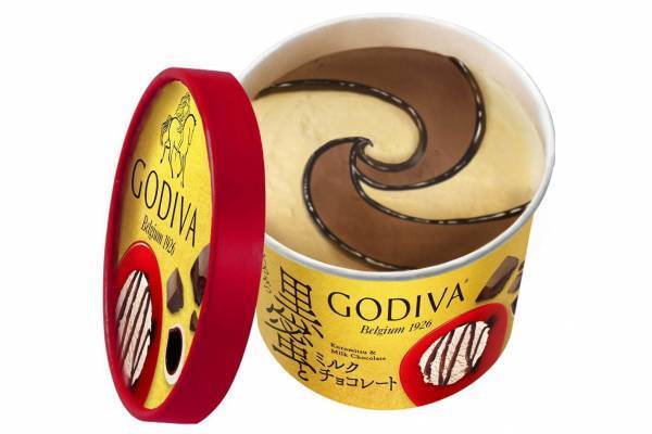 ゴディバ新作カップアイス「黒蜜とミルクチョコレート」登場