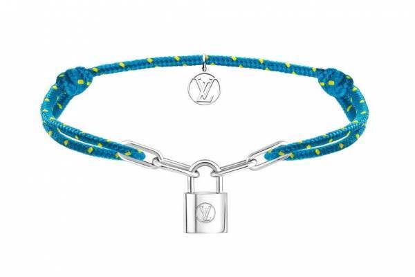 ルイ・ヴィトン、ヴァージルによる「シルバー・ロックイット」ブレスレット“チェーン＆南京錠”モチーフ