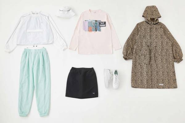 プーマ x スライのコラボ第2弾、リフレクトを採用したオールホワイトのスニーカーやロングコートなど