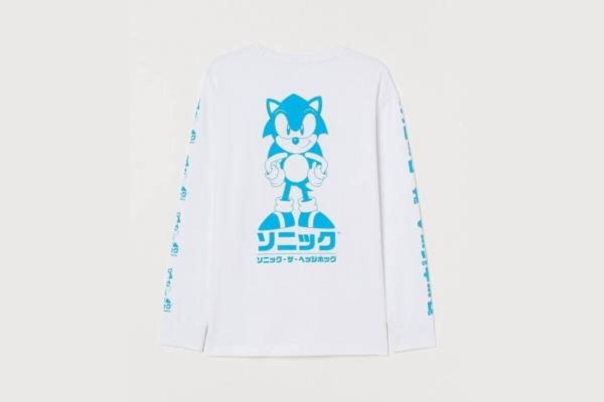 H Mがゲーム キャラクター ソニック とコラボ カタカナロゴのグラフィックtシャツやパーカなど 年2月21日 ウーマンエキサイト 1 2