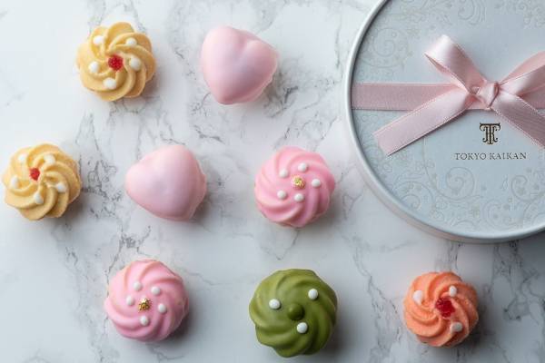 東京會舘のホワイトデー - ハート＆花モチーフのソフトクッキー、桜や抹茶＆オレンジなど