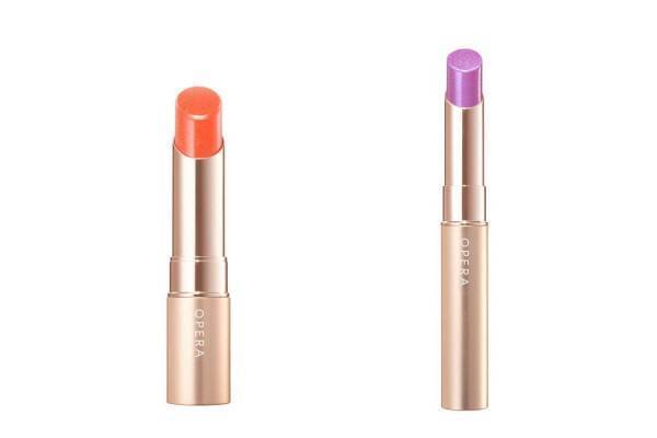 オペラ“花びら”イメージのラメ入り限定リップ、透き通るオレンジ＆透明感ライラック