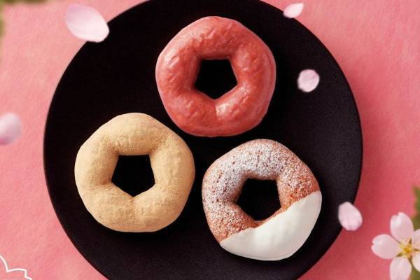 ミスタードーナツ「桜が咲くドドーナツ」春限定で登場、桜もち風ドーナツや桜グレーズのフレンチクルーラー