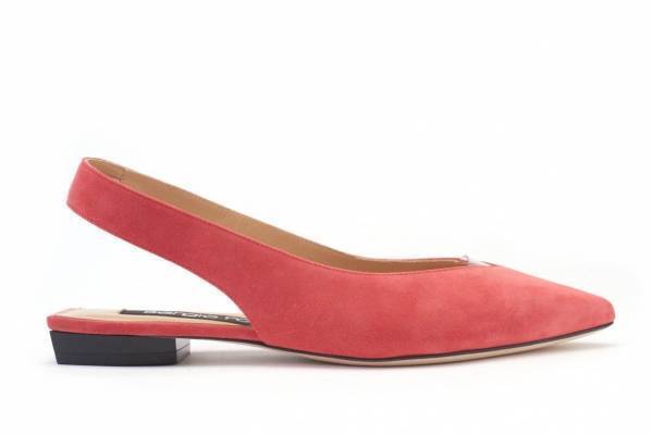 セルジオ ロッシのスリングバックシューズ「srミラノ フラット」新色、輝くシルバーや華やかピンク