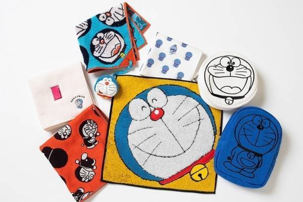 「ドラえもん」50周年記念グッズ、ハンカチやトートバッグなど - ニコライ・バーグマンとのコラボも