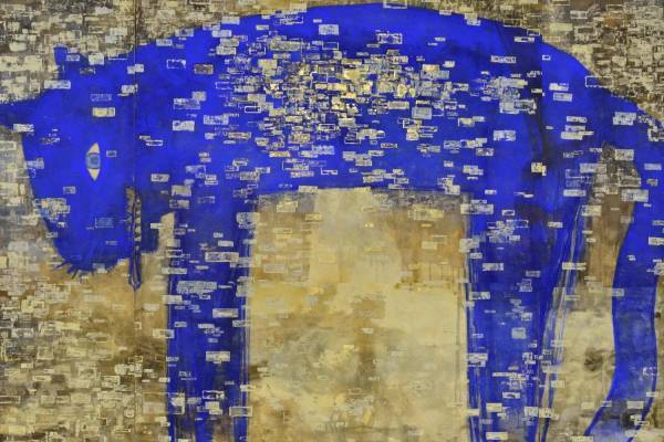 画家・長沢明の初大規模個展が新潟市美術館で、3mを超える“トラ”や“青いトリ”の絵画