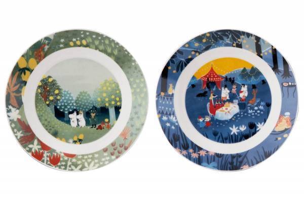 ムーミンの新作食器コレクション「ルオント」山加商店から発売 - 絵本アートモチーフのマグやプレート