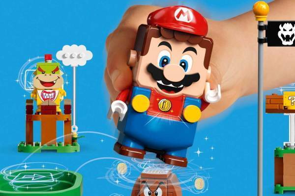 レゴ×任天堂の「レゴ スーパーマリオ」センサー＆ディスプレイ搭載“レゴマリオ”で自作コースを踏破