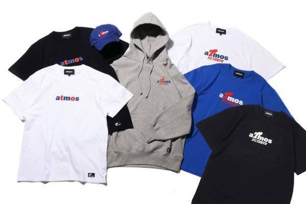 アトモス×Jリーグチーム・FC東京“ロゴ入り”スウェットフーディやTシャツ