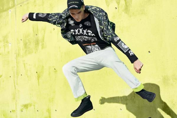 ディーゼル新作デニム、ピンクやイエローなど“カラフル裏地”が覗くダメージジーンズなど