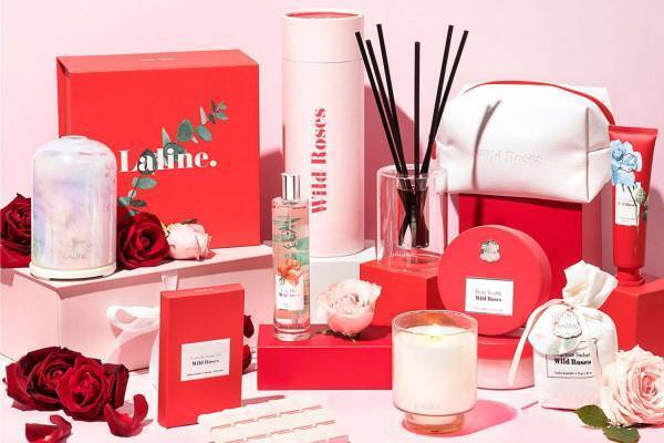 ラリン“心ときめく”バラの香り「ワイルドローズ」限定ボディケア、スクラブやハンドクリームなど