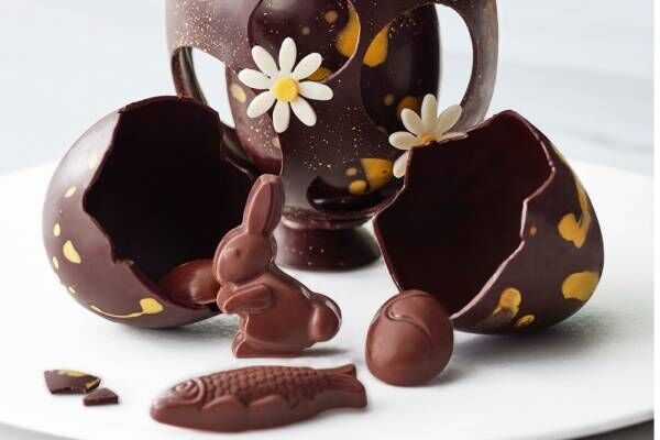 アトリエ ドゥ ゴディバ“花咲く”イースター限定チョコ、ウサギ＆魚モチーフのチョコを閉じこめて