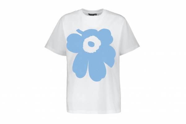 マリメッコのストリートウェア「マリメッコ キオスキ」新作、“ウニッコ柄”新色Tシャツ＆バッグ