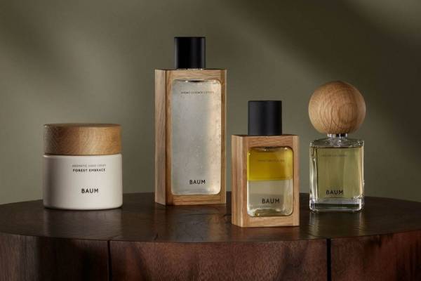 資生堂の新スキンケアブランド「バウム(BAUM)」デビュー、再利用オーク材の“ウッド”パッケージ