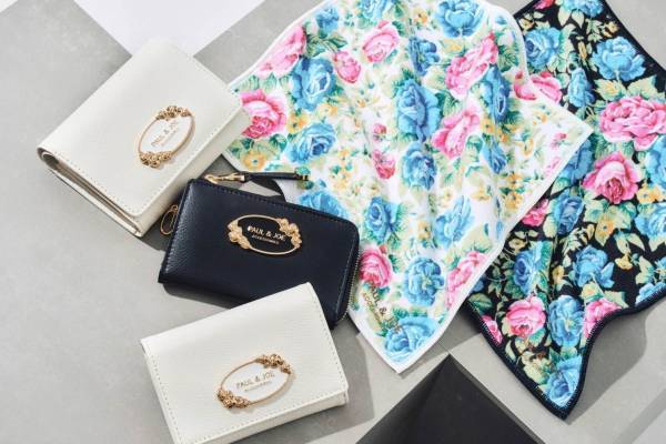 ポール & ジョー アクセソワ新作、花柄スカーフでアレンジできるトートバッグ＆ローズモチーフの財布