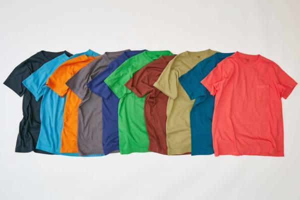 フィルメランジェの“草木染め”Tシャツ、牡丹やアヤメなどの鮮やかな色合いで