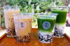 「和紅茶黒糖わらびラテ」浅草・お濃茶スイーツ専門店「雷一茶」で、優しい甘み×ぷるぷる食感