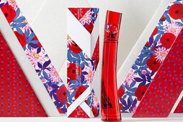 ケンゾーの香水「フラワー バイ ケンゾー」新作、“きもの風”花柄ボックス＆パウダリーフローラルの香り