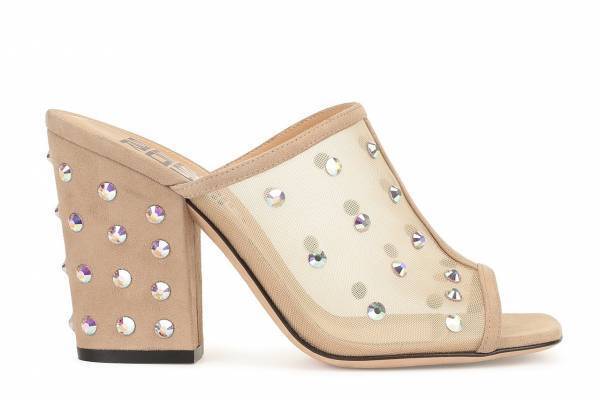 セルジオ ロッシの新作シューズ、チュール×クリスタルの華やかなパンプスやヒールサンダルなど