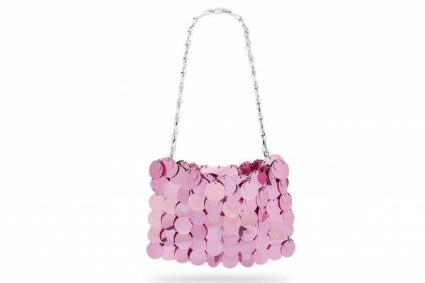 パコ ラバンヌ新作バッグ「レインボー ポップ」メタリックピンク＆グラデカラーのミニショルダー