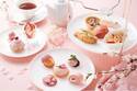 「桜と苺のアフタヌーンティーセット」ホテル日航大阪で、桜あん×苺クリームのピンク色モンブラン