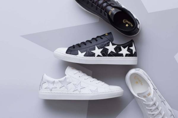 コンバースの新作“星”を散りばめた「オールスター クップ」スニーカー、ステッチやレザーで星を表現