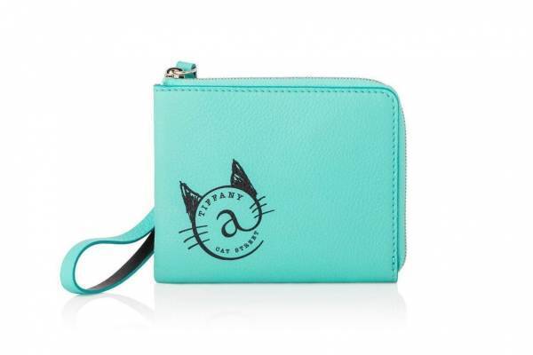 ティファニー「ネコモチーフ」の“ティファニー ブルー”財布＆カードケース、原宿限定発売